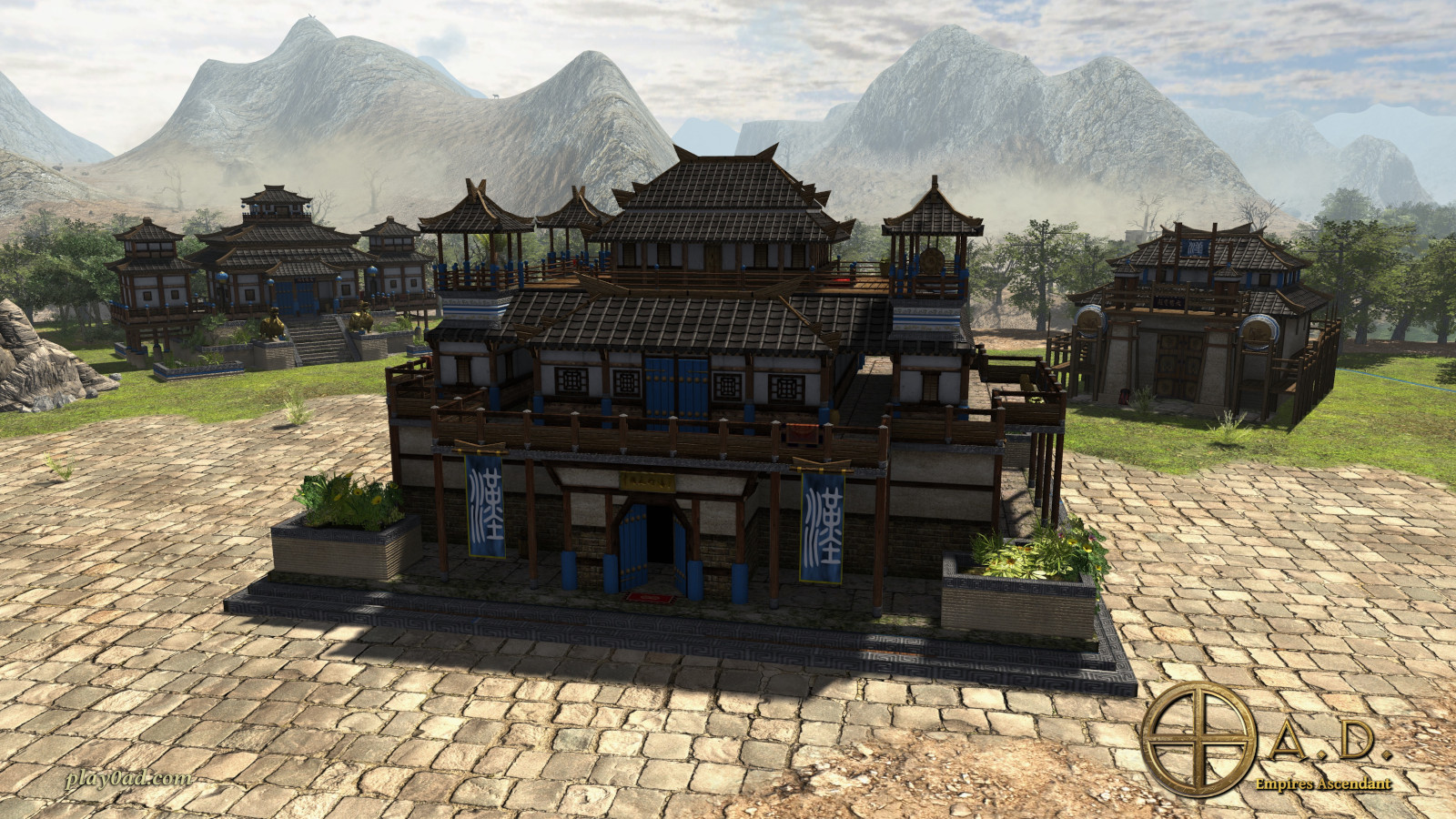 0 A.D. screenshot featuring a Han wonder