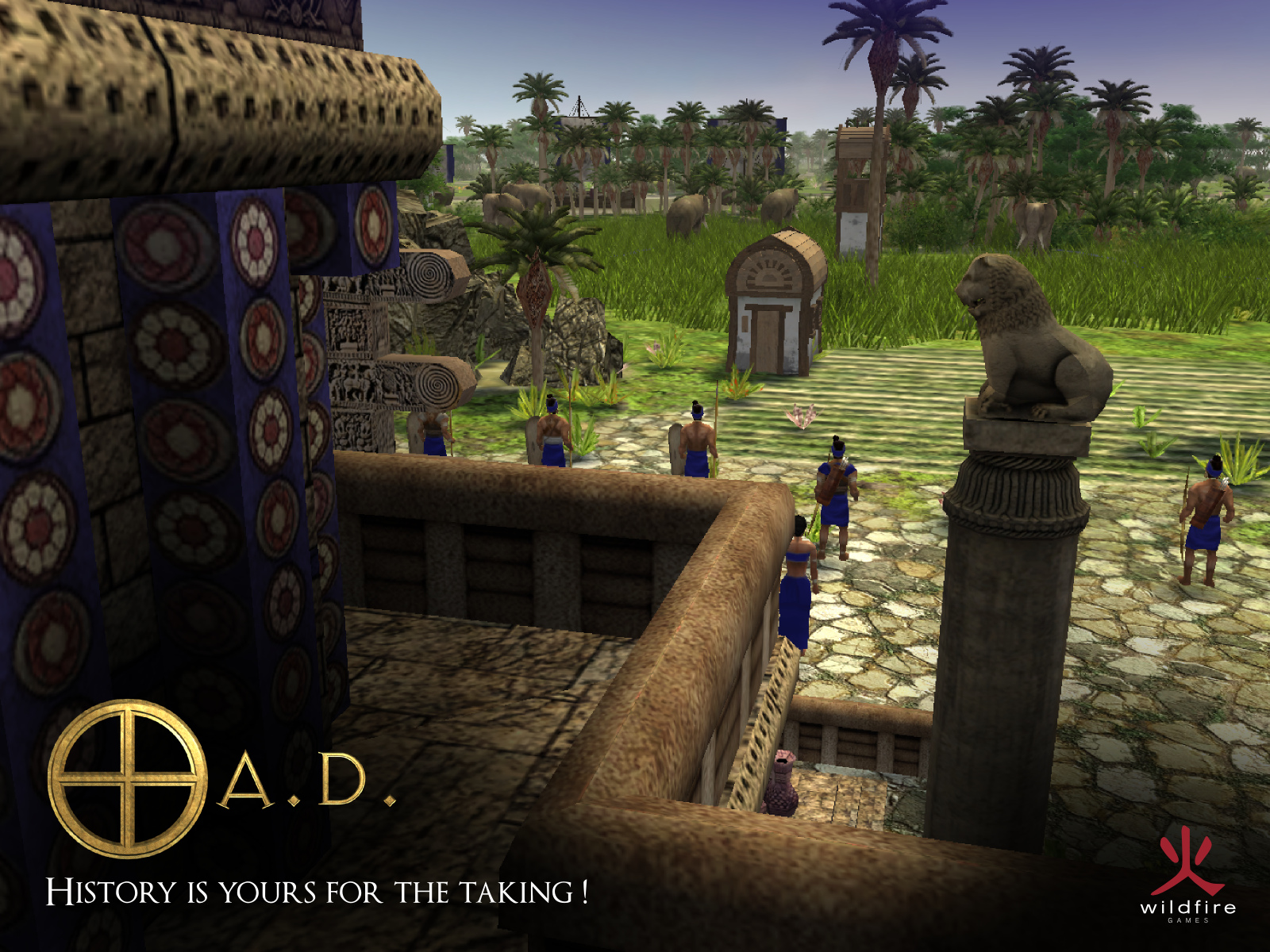 0 A.D. wallpaper featuring Mauryan architecture